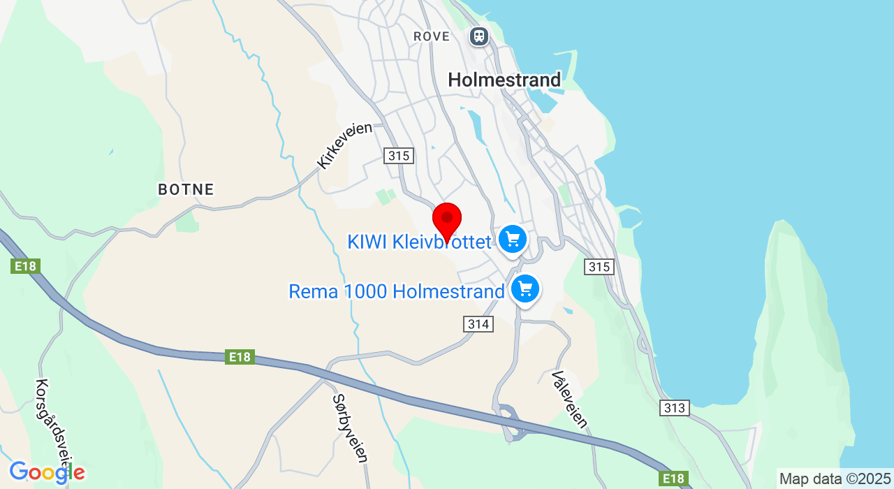 Google Map of https://www.google.com/maps/place/Hvittingfossveien 59,3083+Holmestrand