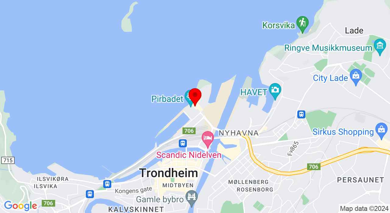 Google Map of https://www.google.com/maps/place/Havnegata 17,7010+Trondheim