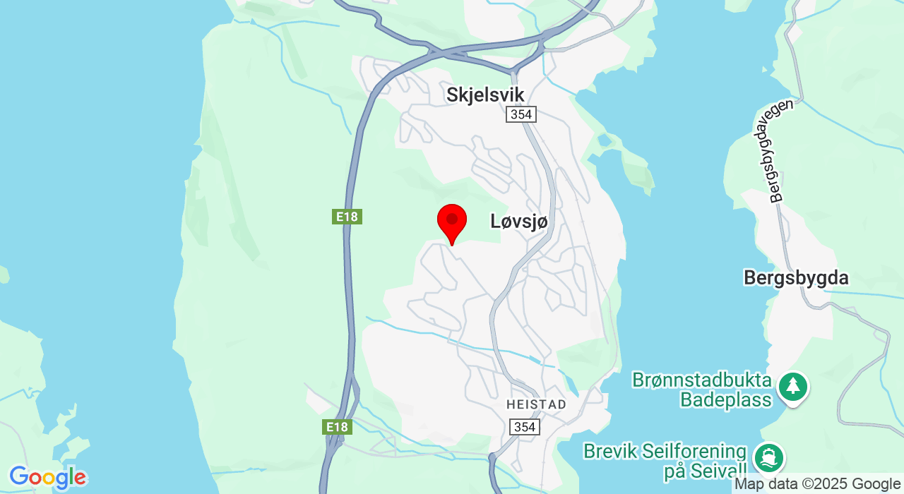 Google Map of https://www.google.com/maps/place/Lundedalen,3940+Porsgrunn