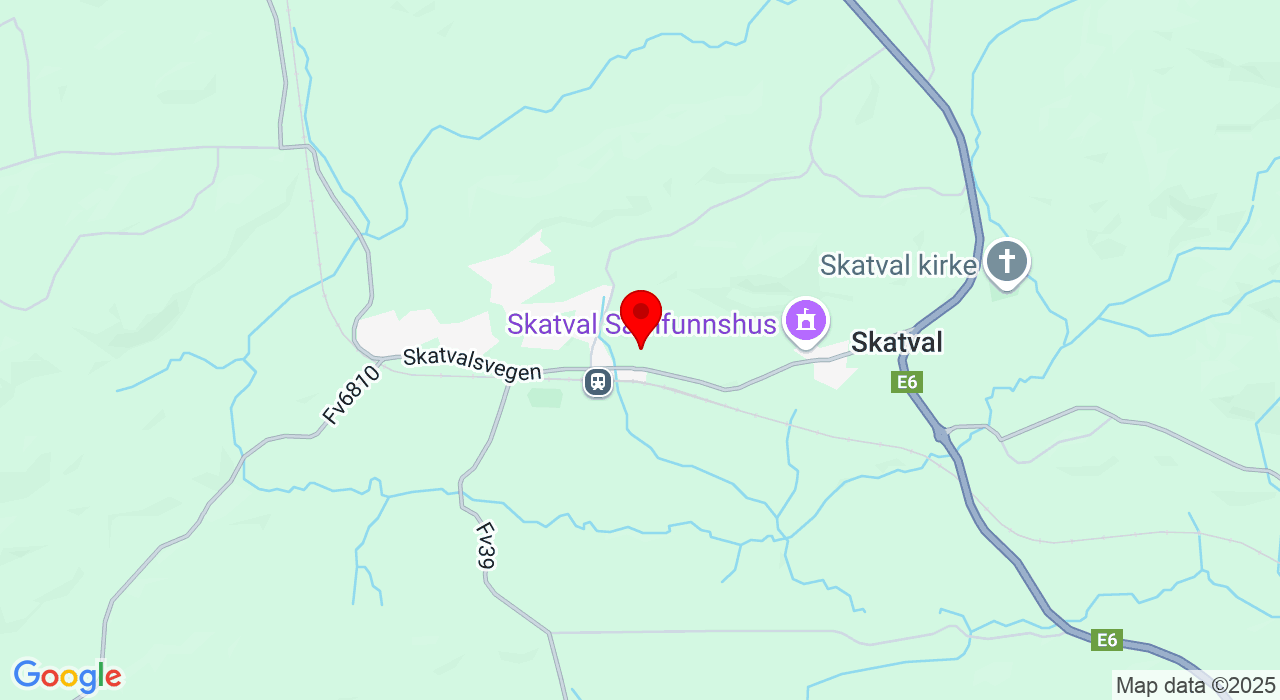 Google Map of https://www.google.com/maps/place/Skatvalshallen, Skatvalsvegen 122,7510+Skatval