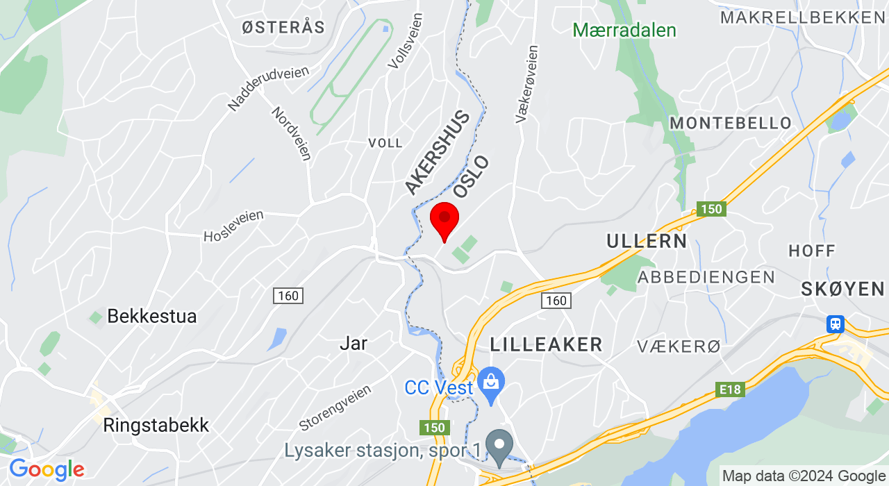 Google Map of https://www.google.com/maps/place/Lysehagan 44,1338+Sandvika