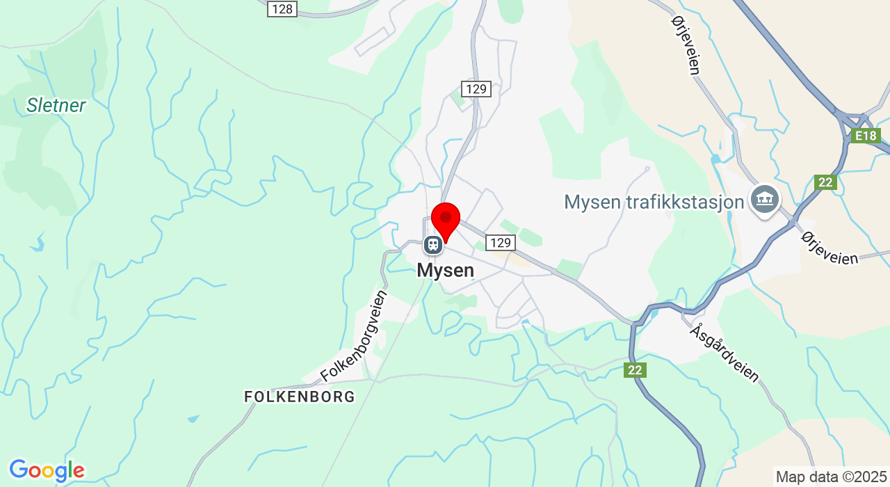 Google Map of https://www.google.com/maps/place/Åsgårdveien 329,1852+Mysen