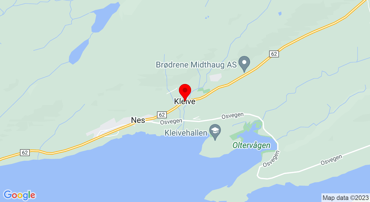 Google Map of https://www.google.com/maps/place/Kleive Grendahus,6453+KLEIVE
