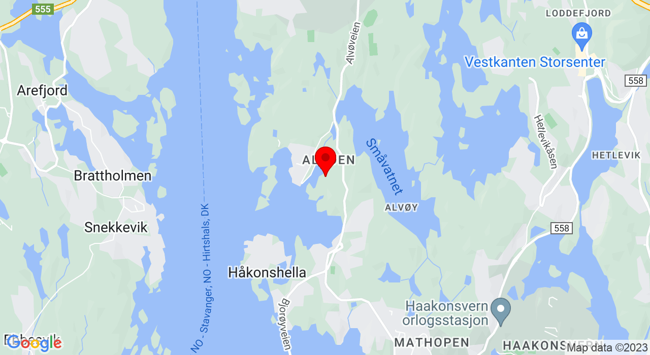 Google Map of Alvøen