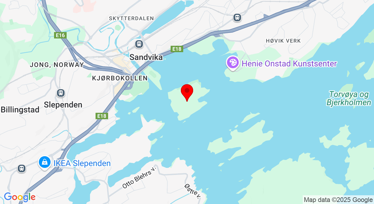 Google Map of https://www.google.com/maps/place/Kalvøya,1337+Sandvika
