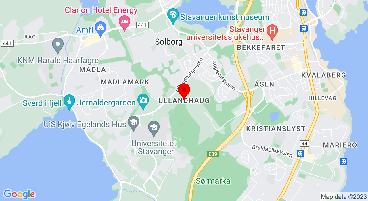 Google Map of https://www.google.com/maps/place/Ullandhaug