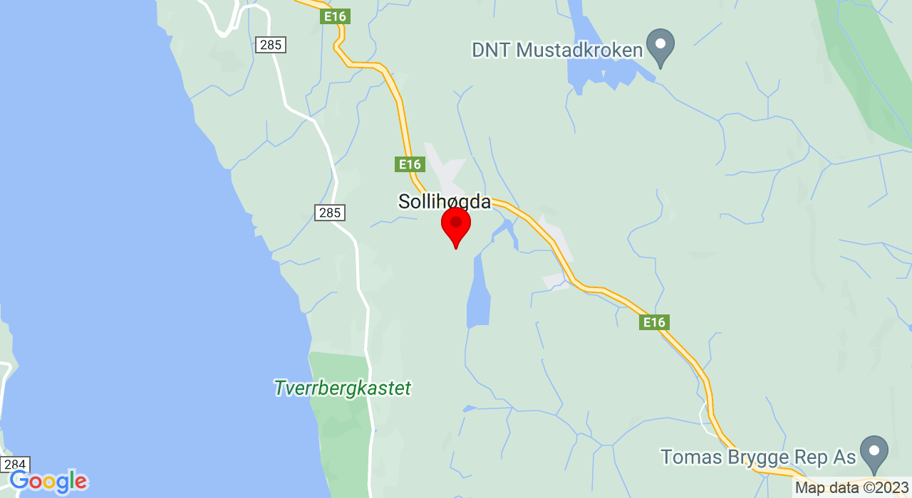 Google Map of https://www.google.com/maps/place/Tjernsliveien 22,3538+SOLLIHØGDA