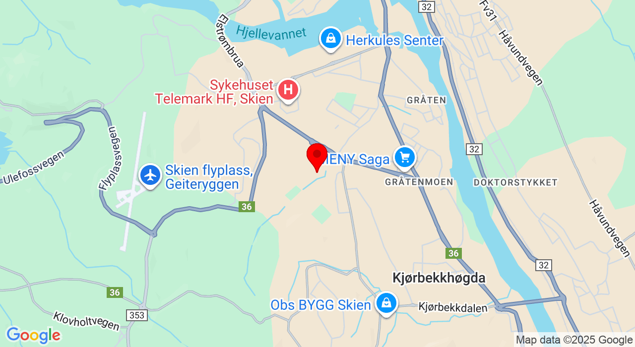 Google Map of https://www.google.com/maps/place/Moflatvegen 59,3733+Skien