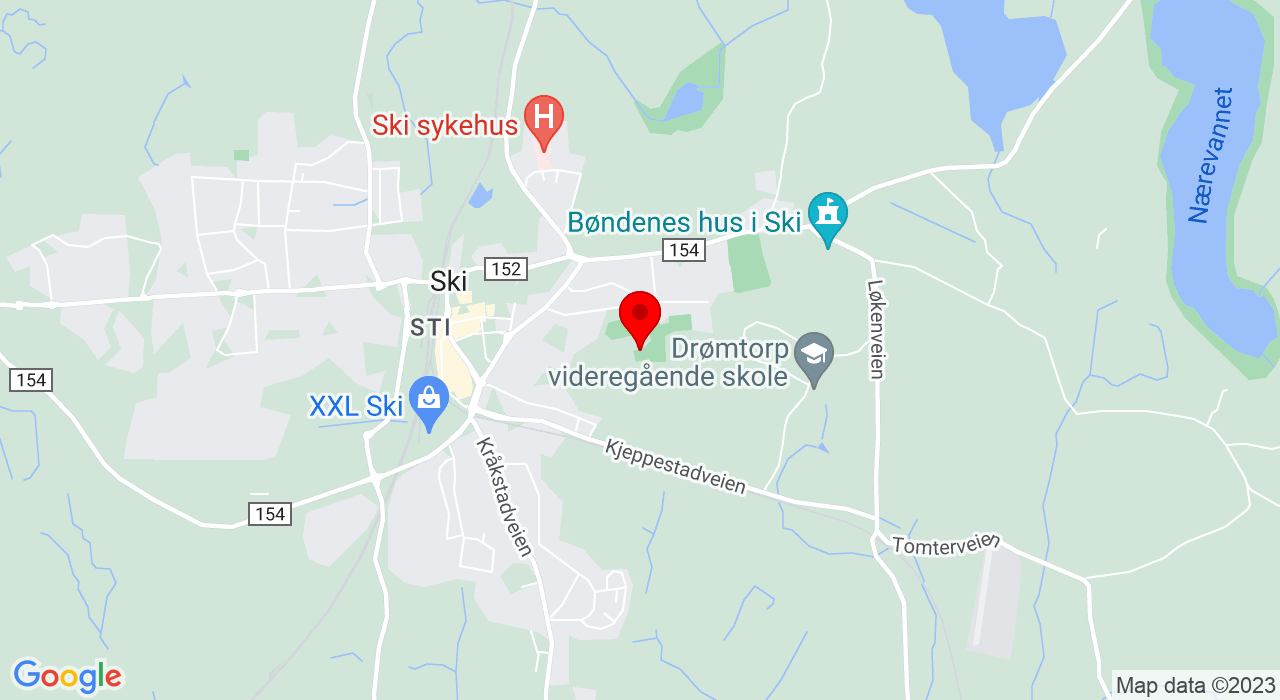 Google Map of Ski Alliansehall Dansesalen