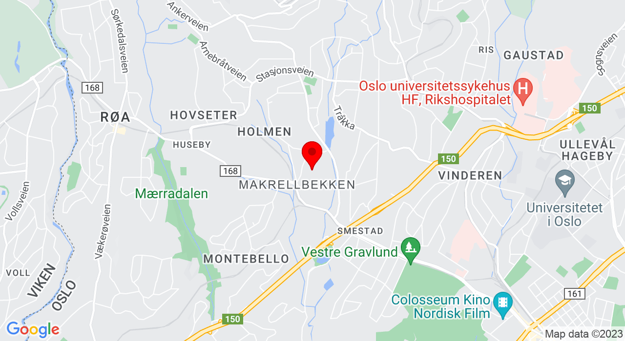 Google Map of https://www.google.com/maps/place/Bane 1 &amp; 2 Heminghallen,0376+OSLO