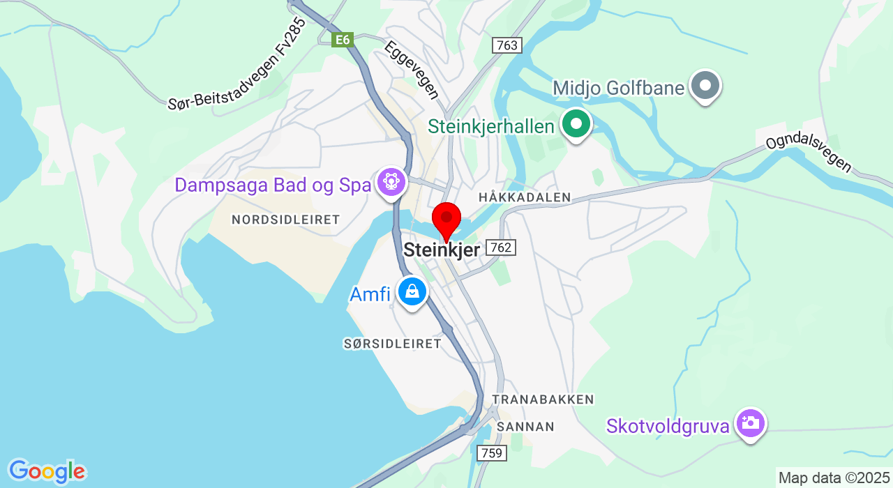 Google Map of https://www.google.com/maps/place/Steinkjer Torg,7712+Steinkjer