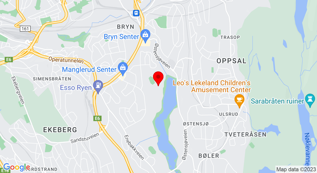 Google Map of https://www.google.com/maps/place/Plogveien 22B Manglerudhallen,0681+Oslo