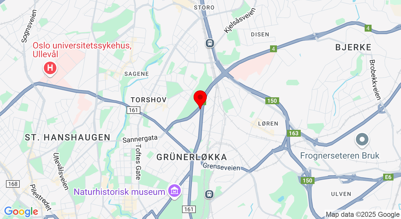 Google Map of https://www.google.com/maps/place/trondheimsveien 184,0560+Oslo