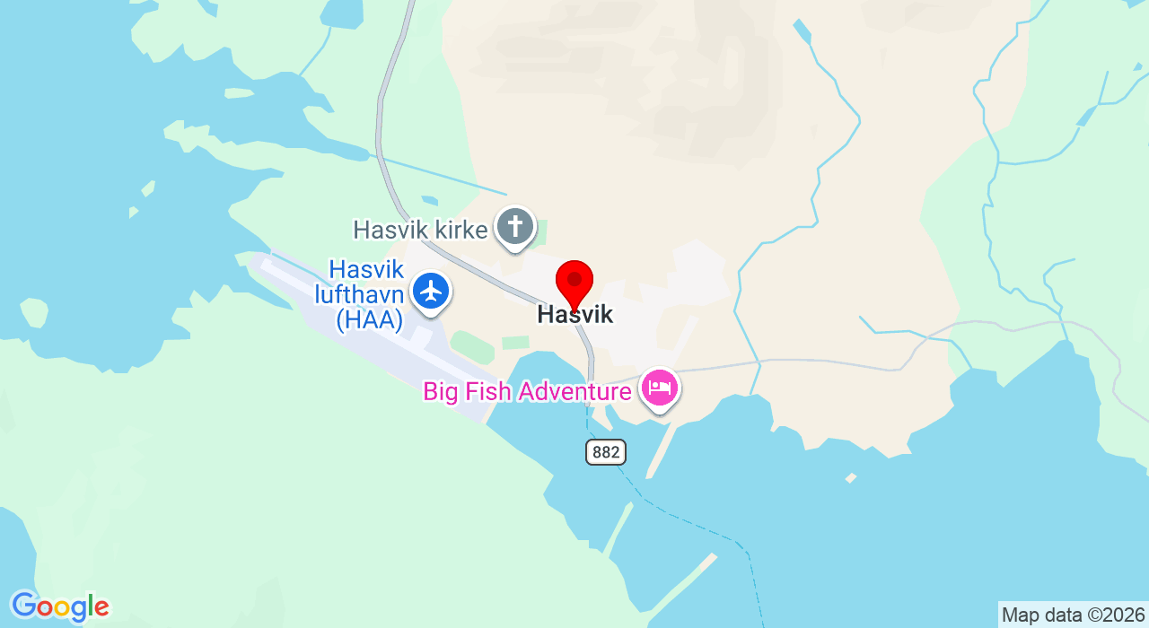 Google Map of https://www.google.com/maps/place/Sjøgata,9590+Hasvik
