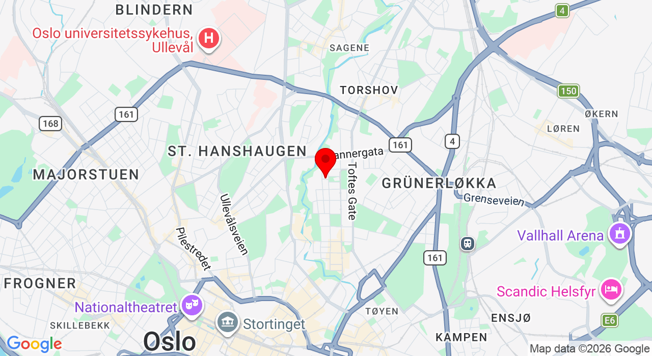 Google Map of https://www.google.com/maps/place/Steensrupsgate 20,0554+Oslo