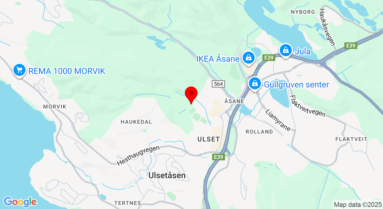 Google Map of https://www.google.com/maps/place/Myrdalsvegen 155,5131+Nyborg