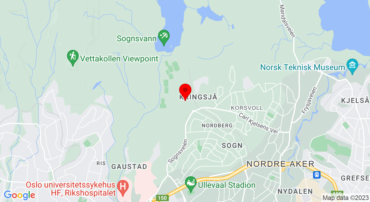 Google Map of https://www.google.com/maps/place/Sognsveien 210,0860+OSLO