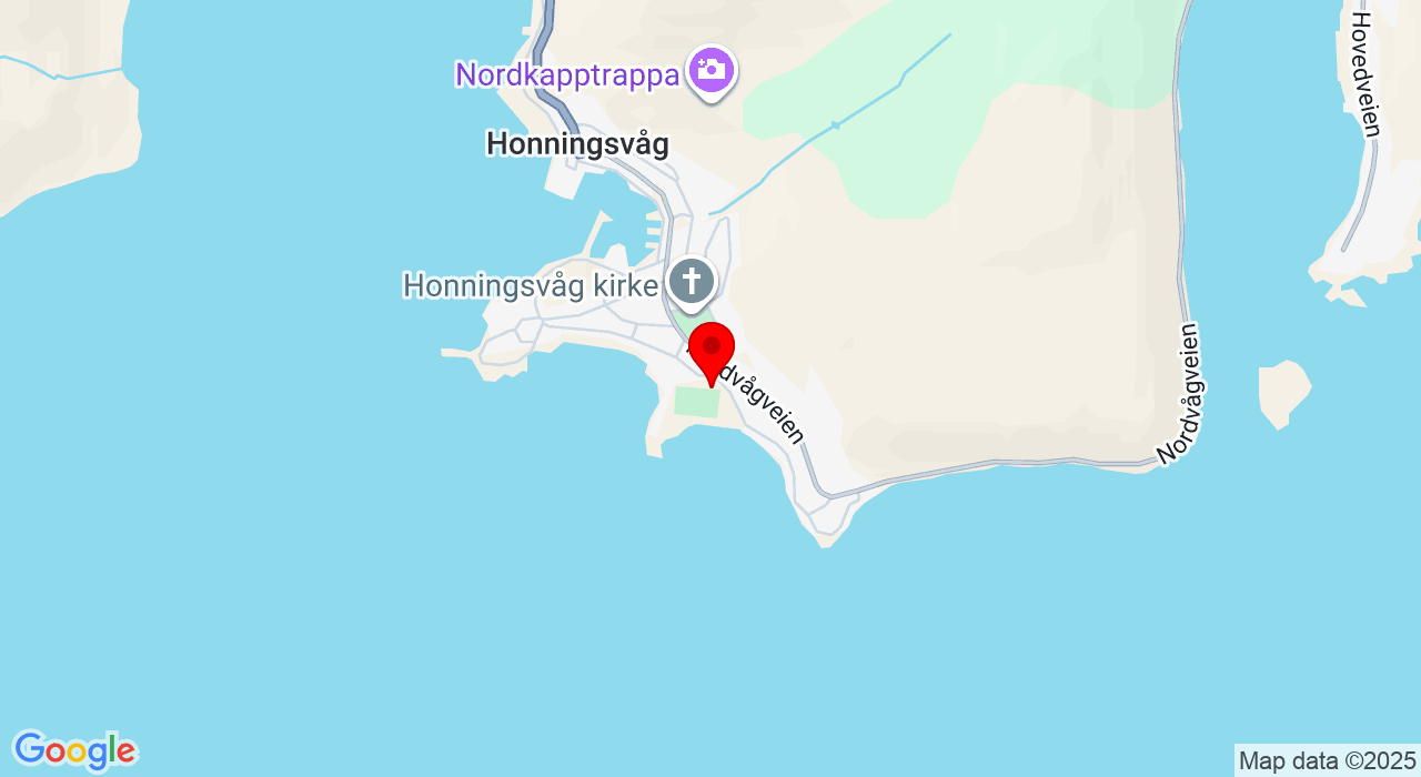 Google Map of https://www.google.com/maps/place/Menesgata 12,9750+Honningsvåg