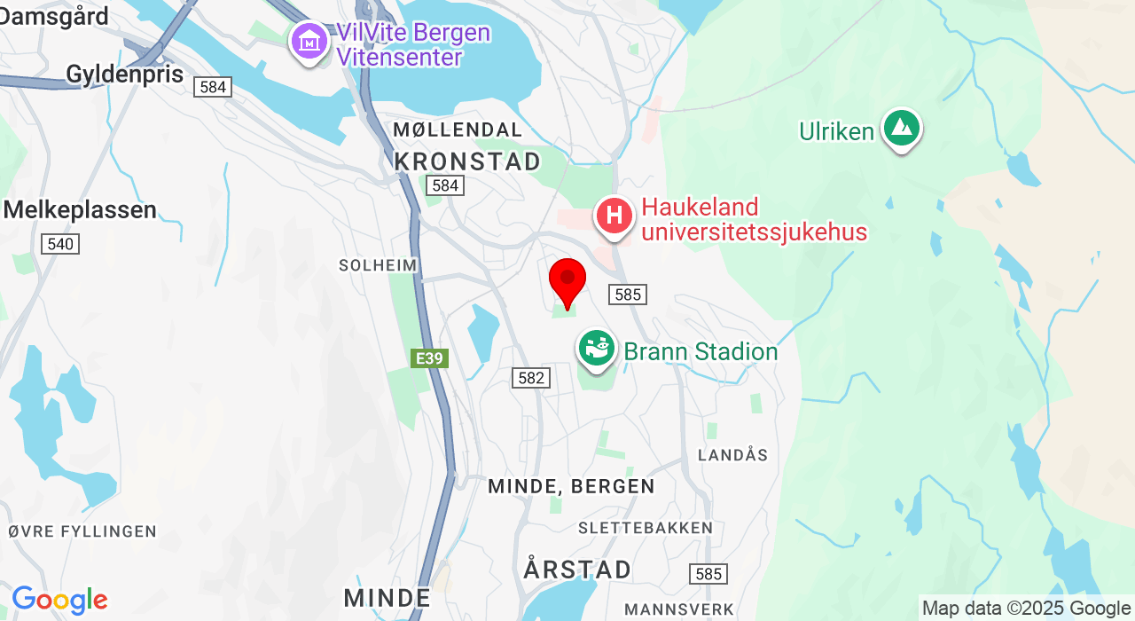 Google Map of https://www.google.com/maps/place/St.Olavs vei 50,5052+Bergen