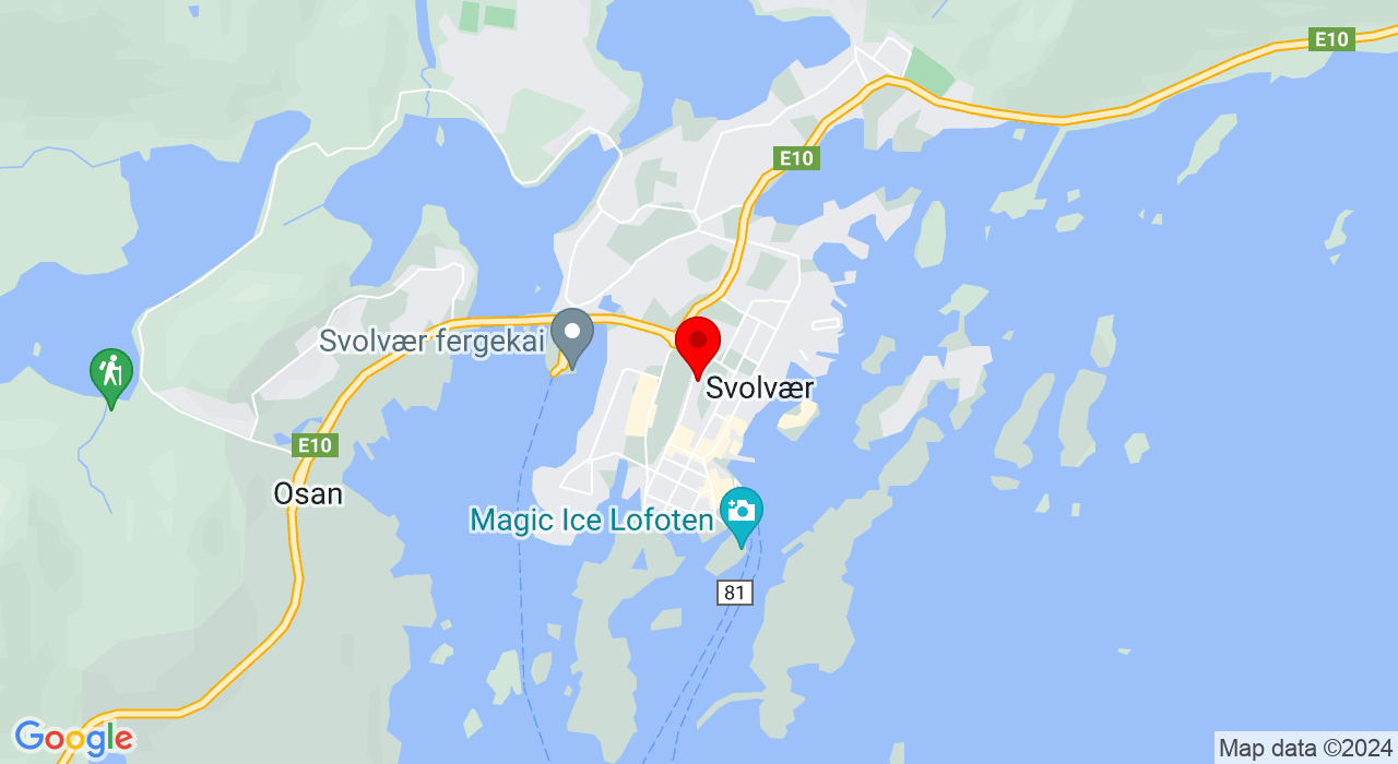 Google Map of https://www.google.com/maps/place/Sivert Nilsens gate 48,8300+SVOLVÆR