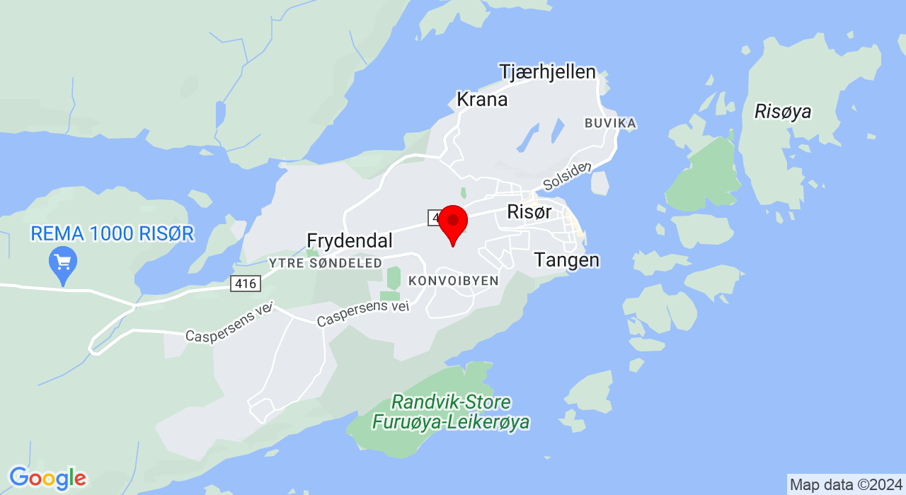 Google Map of https://www.google.com/maps/place/Heiveien,Risør