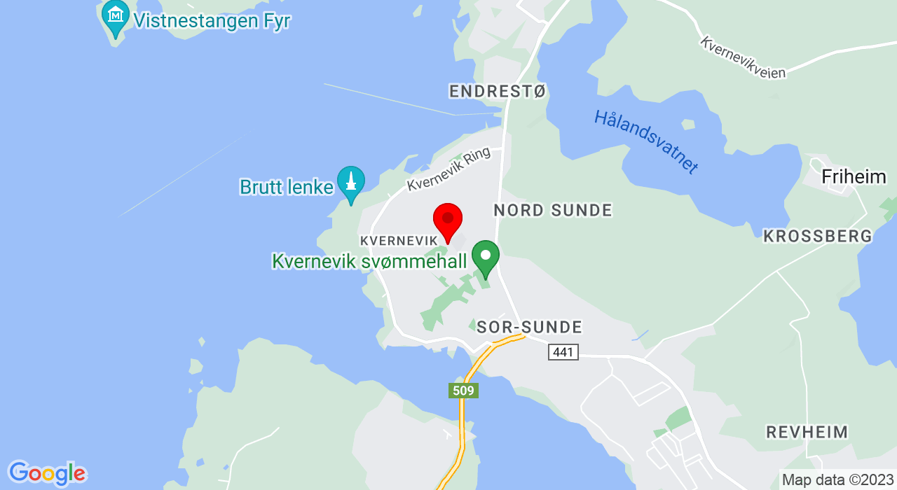 Google Map of https://www.google.com/maps/place/Kvernevikhallen,4049+HAFRSFJORD