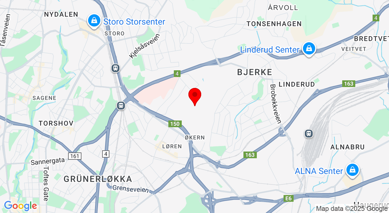Google Map of https://www.google.com/maps/place/Spireaveien 3,0580+Oslo