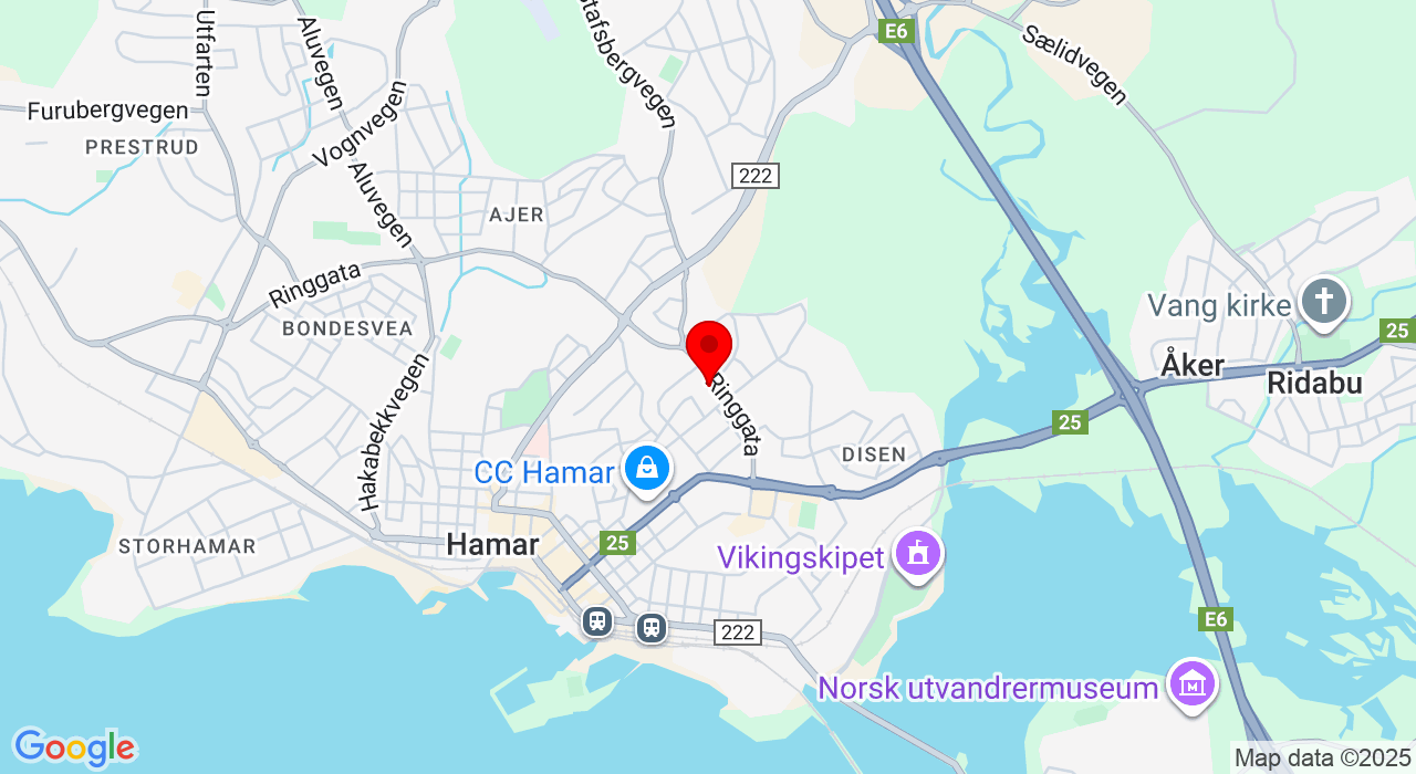 Google Map of https://www.google.com/maps/place/Rollsløkkvegen 19,2318+Hamar