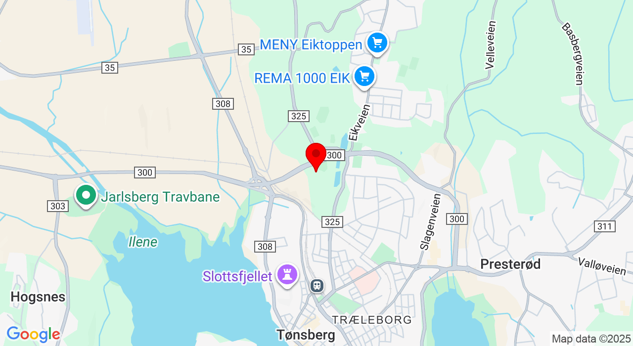 Google Map of https://www.google.com/maps/place/Tønsberg ishall, stadion 12 ,3111+Tønsberg