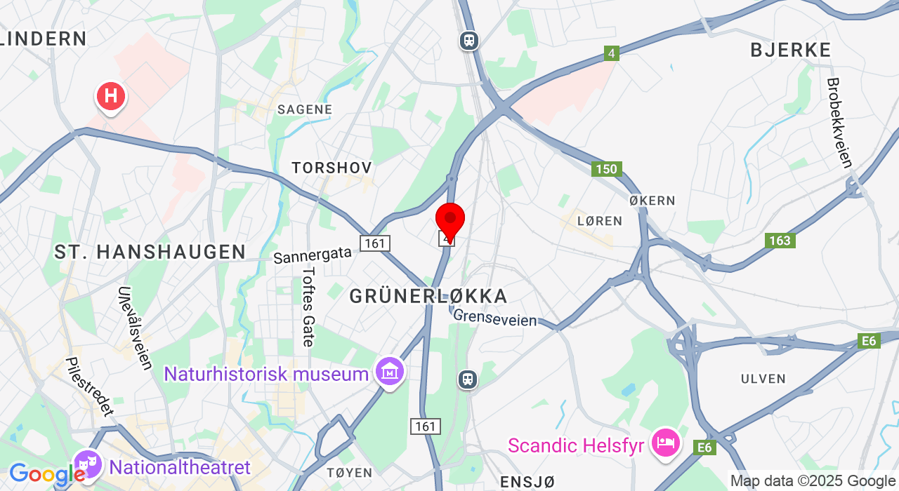 Google Map of https://www.google.com/maps/place/Trondheimsveien 137,0570+Oslo