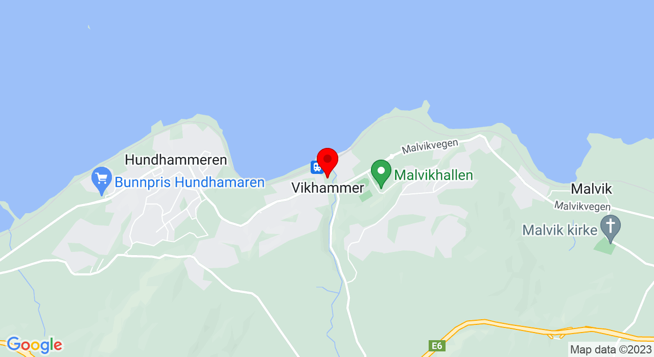 Google Map of https://www.google.com/maps/place/Stasjonsvegen 1,7560+VIKHAMMER