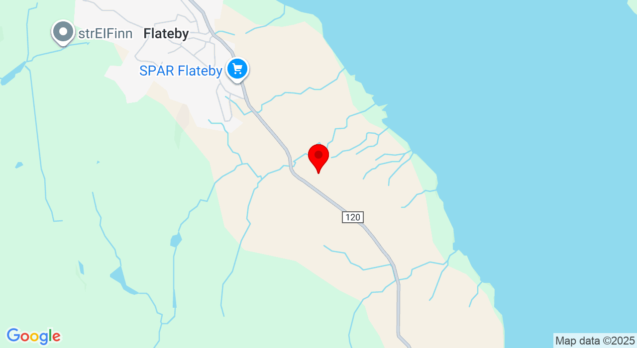 Google Map of https://www.google.com/maps/place/Strandaveien,1911+Flateby