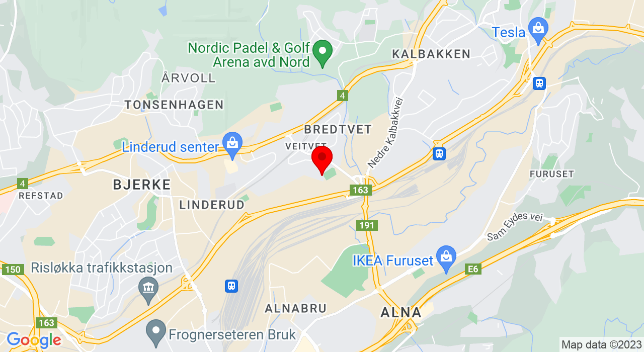 Google Map of Veitvet kunstgress 7er B