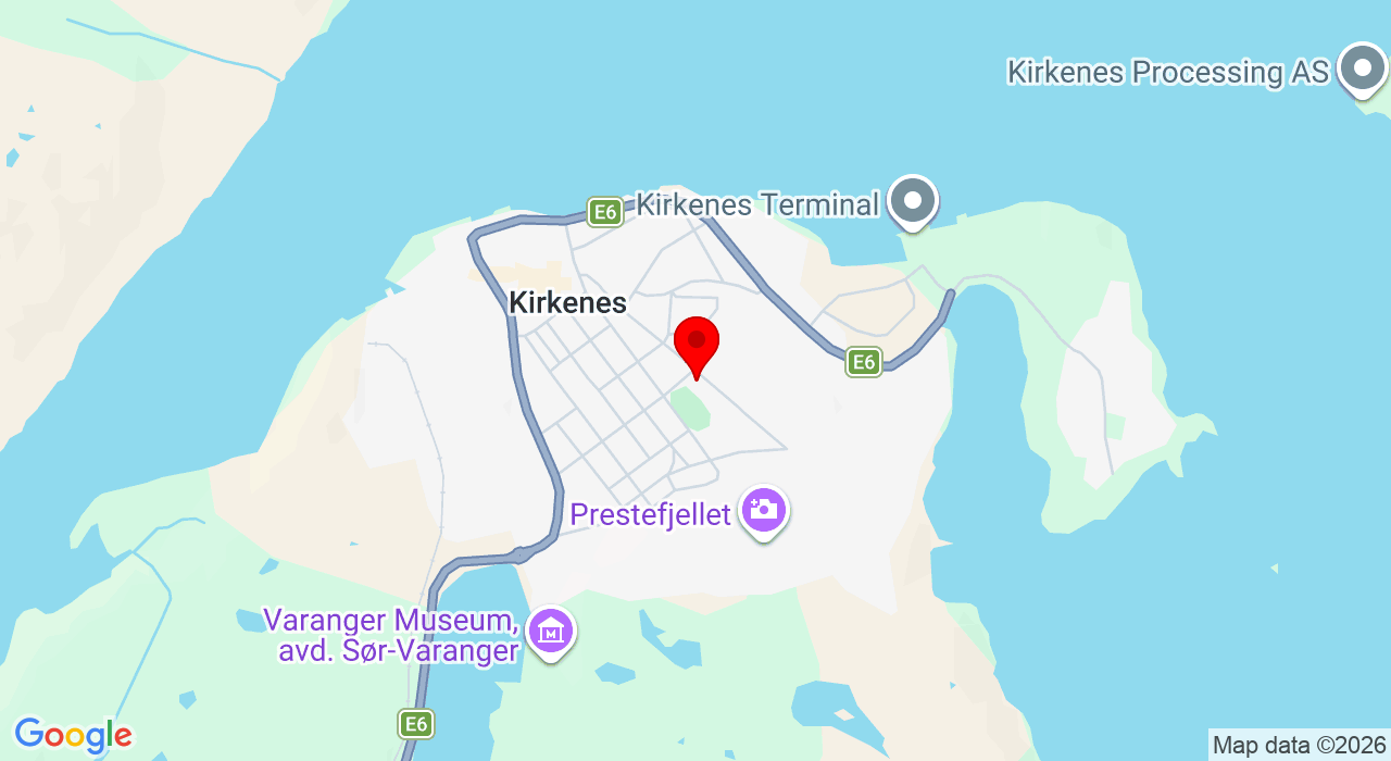 Google Map of https://www.google.com/maps/place/Presteveien 28,9900+Kirkenes