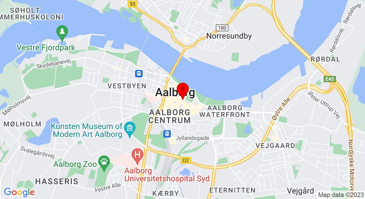 Google Map of Aalborg
