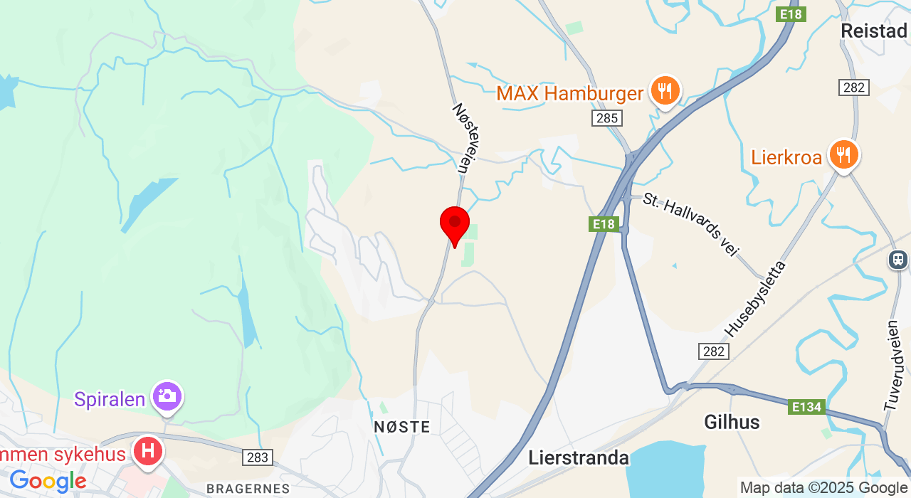 Google Map of https://www.google.com/maps/place/Nøsteveien 70