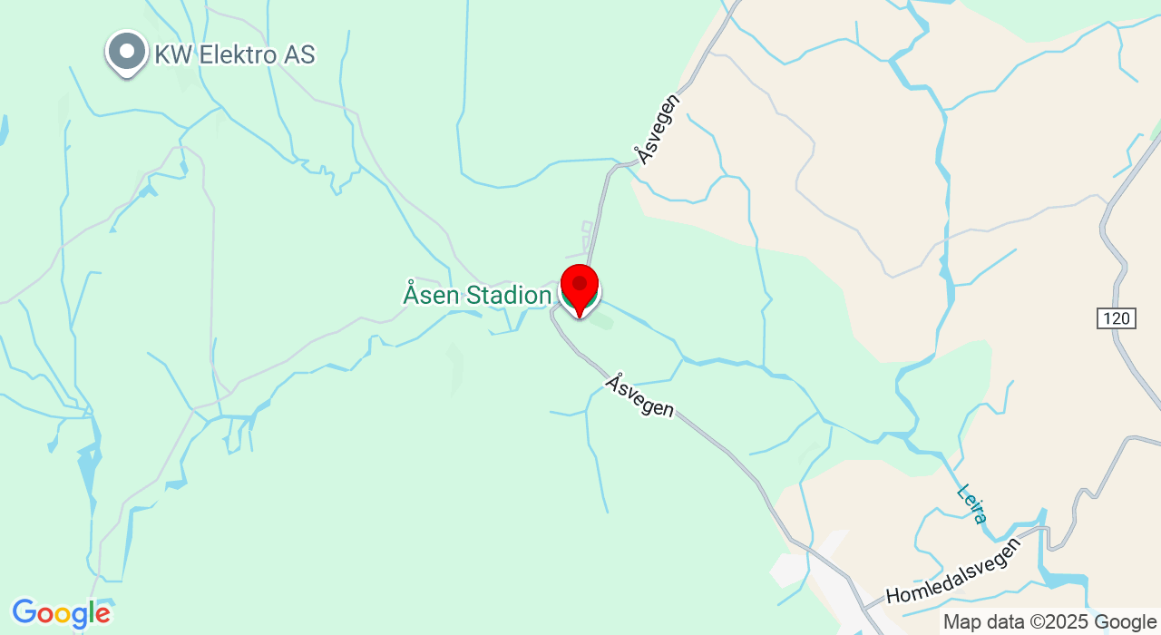 Google Map of https://www.google.com/maps/place/Åsen stadion,Nannestad