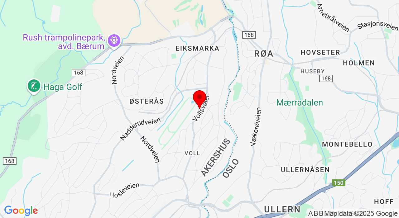 Google Map of https://www.google.com/maps/place/Øvrevoll Galoppbane,1358+Jar