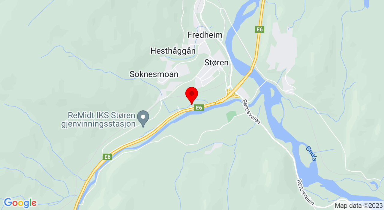 Google Map of https://www.google.com/maps/place/Støren Kunstgress