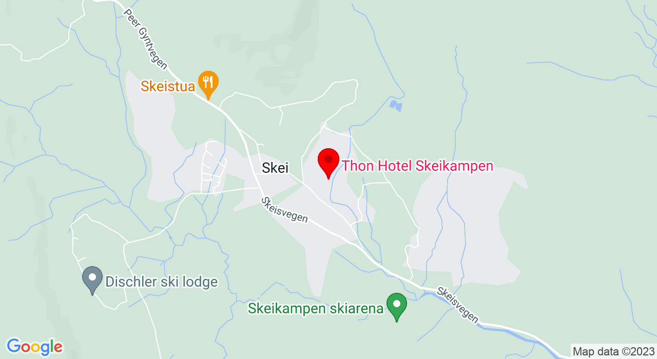 Google Map of Thon Hotel Skeikampen