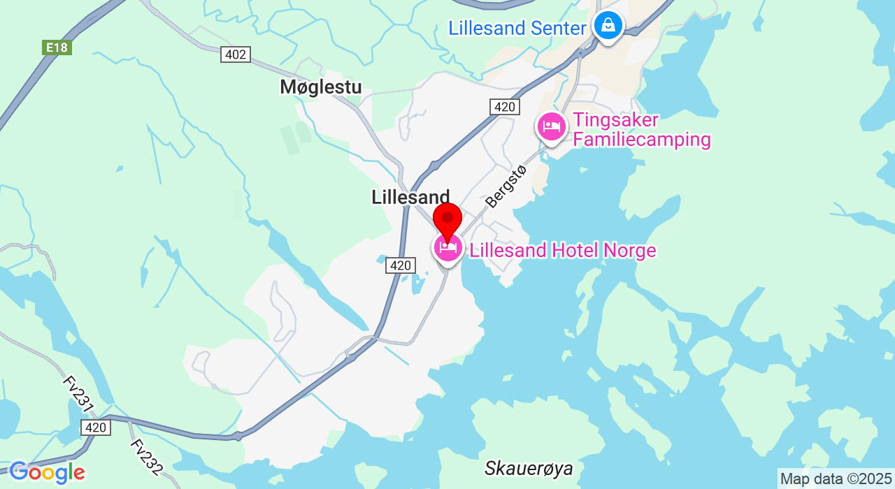 Google Map of https://www.google.com/maps/place/Middelskolen, Storgata 1,4790+Lillesand