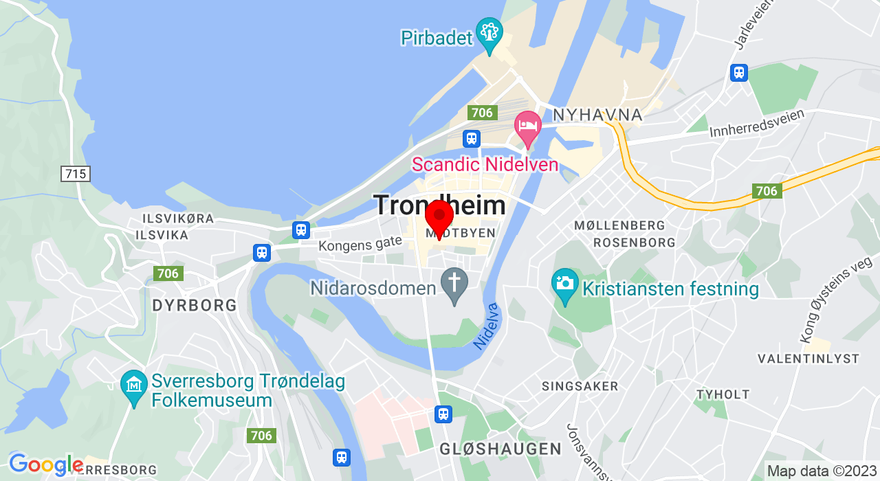 Google Map of https://www.google.com/maps/place/Utleirahallen, Utleirveien 99,7036+TRONDHEIM