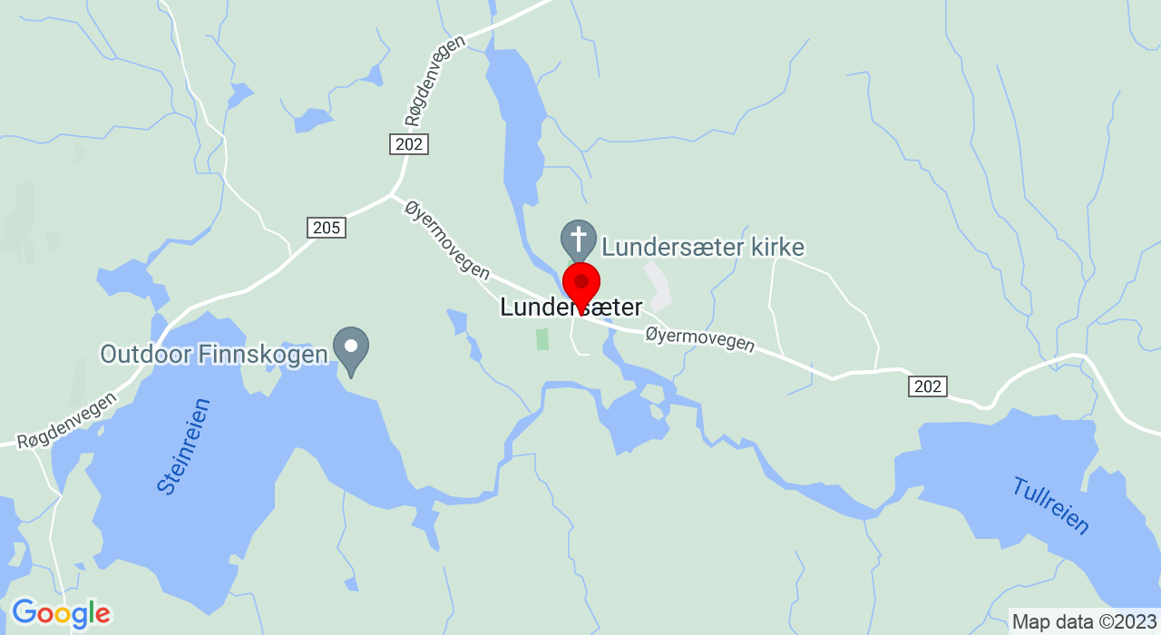 Google Map of https://www.google.com/maps/place/Lundersæter