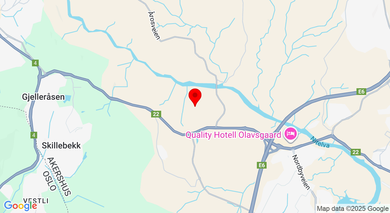 Google Map of https://www.google.com/maps/place/Kragerudveien 50,2013+Skjetten