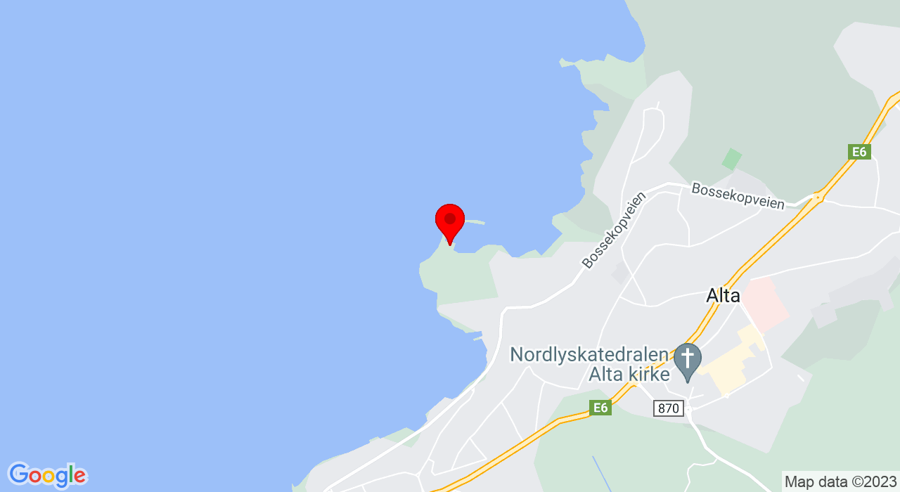 Google Map of https://www.google.com/maps/place/Malmveien 18,9513+ALTA