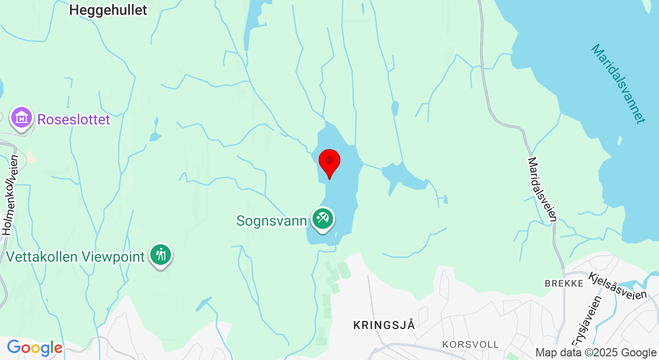 Google Map of https://www.google.com/maps/place/Sognsvann,Sognsvann
