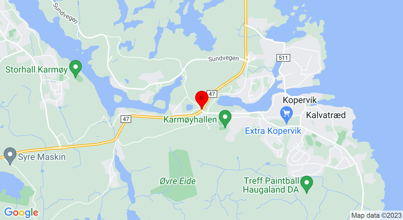 Google Map of https://www.google.com/maps/place/Karmøy