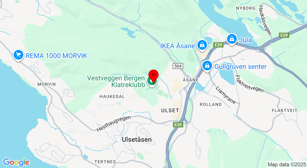 Google Map of https://www.google.com/maps/place/Åsane Arena,Ulset