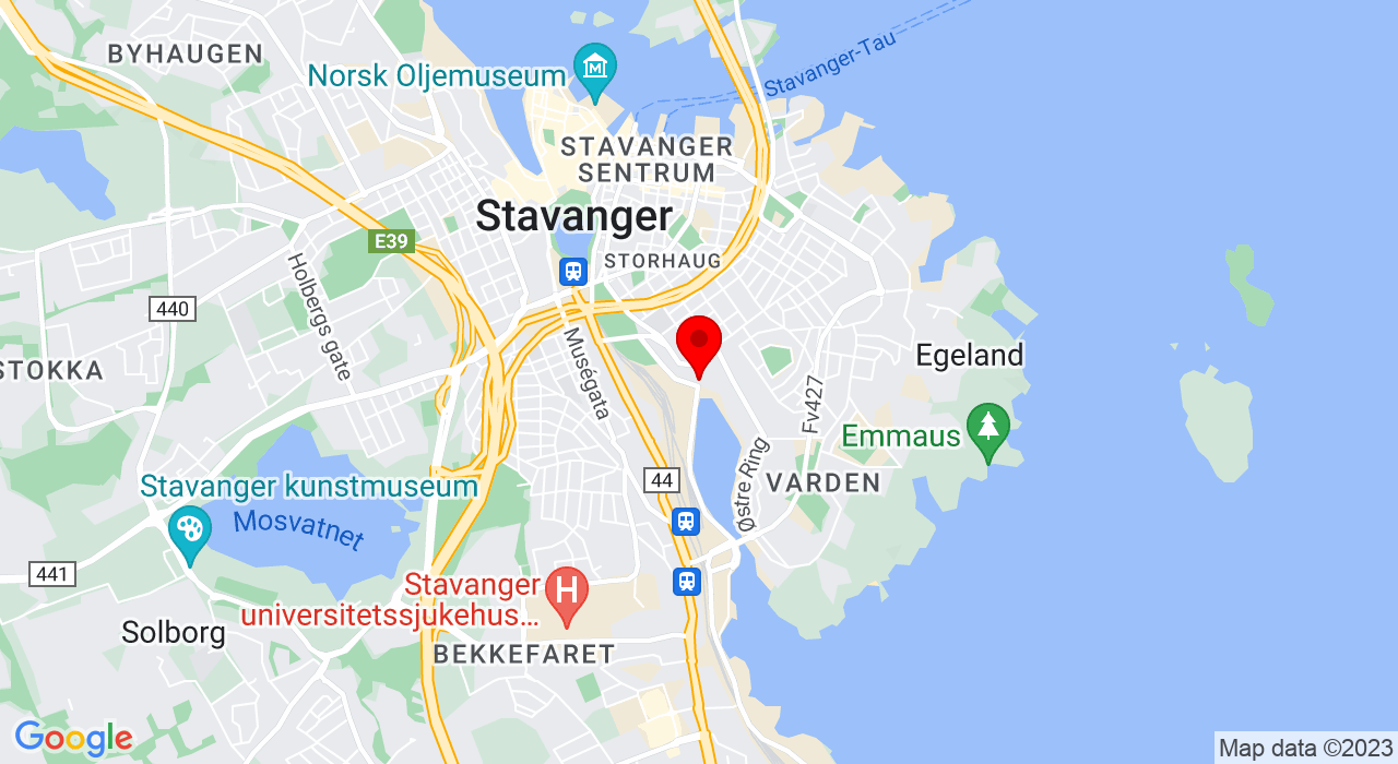 Google Map of https://www.google.com/maps/place/Paradisveien 22,4015+STAVANGER