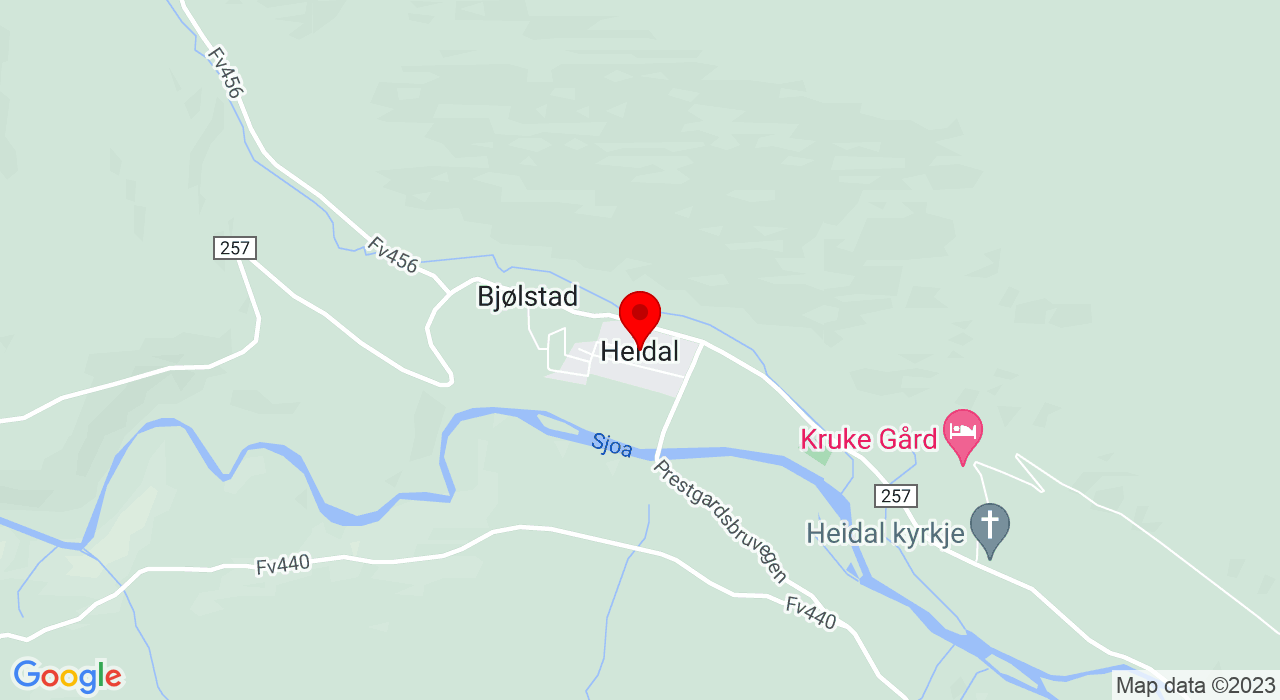 Google Map of https://www.google.com/maps/place/Heidal,2670+Heidal